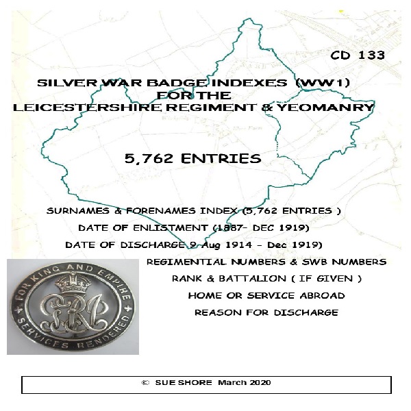 CD133 Silver War Badges