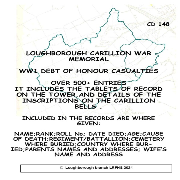 CD 148 Loughborough Carillian WW1